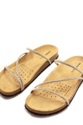 Sandalia Geox Brionia taupe
