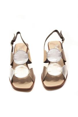Sandalia Plumers Tokio plata