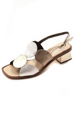 Sandalia Plumers Tokio plata