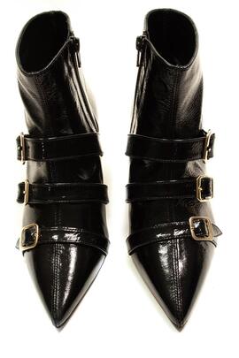 Botin Angari Julieta Charol negro