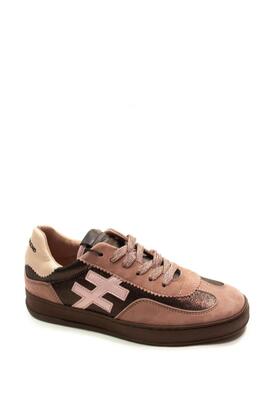 Deportiva Another Trend Iconic marron y rosa