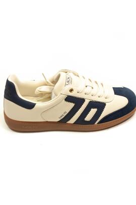 Deportiva Back70 Cloud NM11 beis y azul