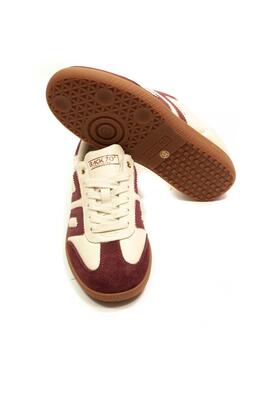 Deportiva Back70 Cloud NM13 beis y burdeos
