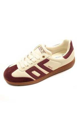 Deportiva Back70 Cloud NM13 beis y burdeos