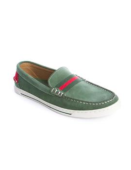 Zapato Canalletti mocasin verde