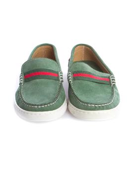 Zapato Canalletti mocasin verde