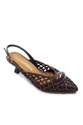 Zapato Noa Harmon Swan trenzado marron