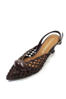 Zapato Noa Harmon Swan trenzado marron