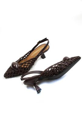 Zapato Noa Harmon Swan trenzado marron