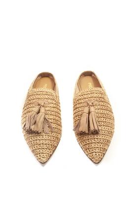 Zueco Pedro Miralles Cloe rafia beis