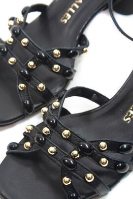 Sandalia Pedro Miralles Atenea negra