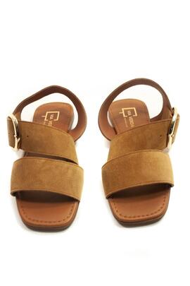 Sandalia A-Sako Bellary serraje coñac