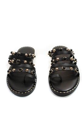 Sandalia Myconian Palma negra