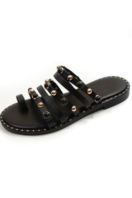 Sandalia Myconian Palma negra