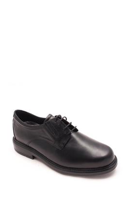 Zapato 24HRS liso cordon negro