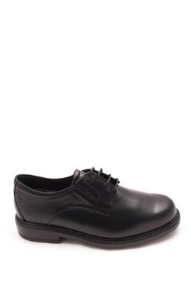 Zapato 24HRS liso cordon negro