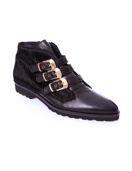 Botines El Cuco hebillas negro en Zapateria Viñas