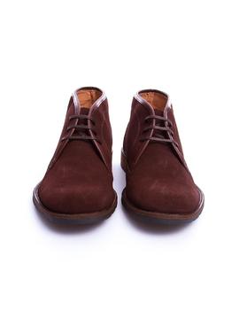 Botines Rodia cordon serraje marron