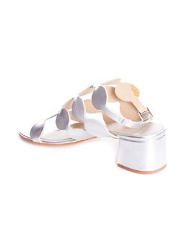 Sandalias Salonissimos tacon plata