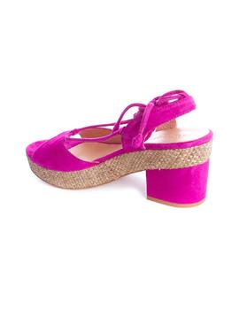Sandalias Pedro Miralles tacon ante violeta