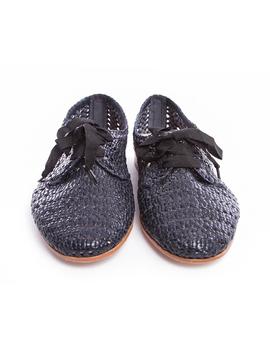 Zapato Pertini trenzado azul en Zapateria Viñas