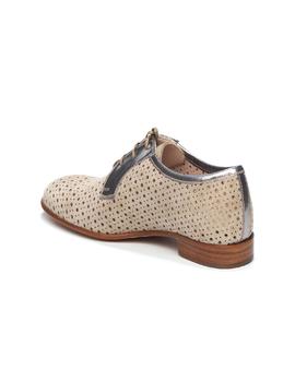 Zapato Pertini calado taupe en Zapateria Viñas