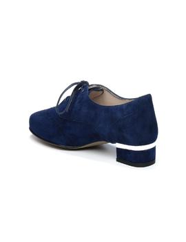 Zapato picado cordon El Cuco azul