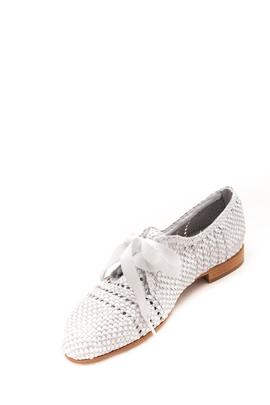 Zapato Pertini trenzado blanco en Zapateria Viñas