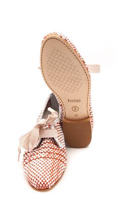 Zapato Pertini trenzado teja en Zapateria Viñas