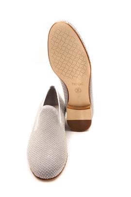 Slipper Pertini bolitas gris en Zapateria Viñas