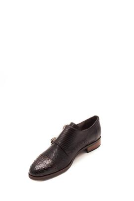 Zapato Pertini grabado hebillas marrón