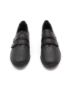 Zapato 24Hrs cuña velcro negro