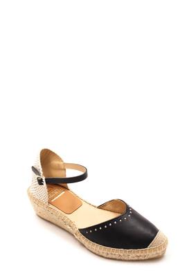 Zapato Kanna cuña esparto negro