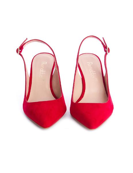 nuez Edad adulta Plantación Zapato Calzados Marian tacon abierto rojo