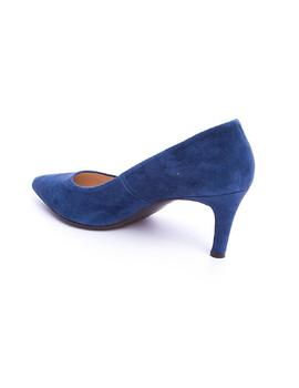 Zapato Calzados Marian corte salon tacon azul