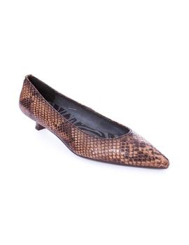 Zapato Hispanitas tacon corte salon serpiente