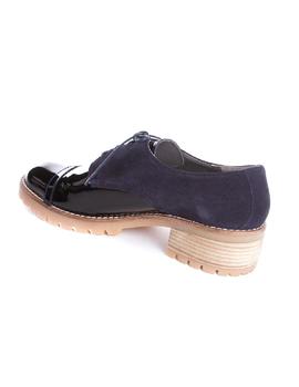 Zapato Salonissimos tacon Julissa charol azul