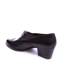 Zapato El Cuco cordon tacon negro