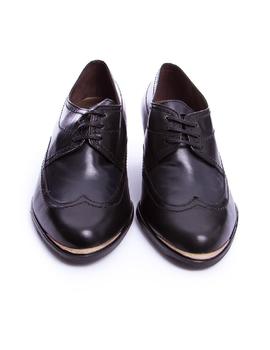 Zapato El Cuco cordon tacon negro