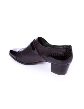 Zapato El Cuco hebilla tacon negro