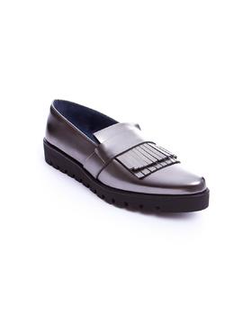 Mocasin Humat flecos plata