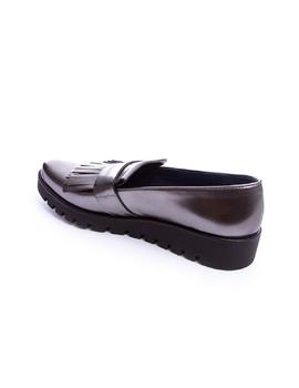 Mocasin Humat flecos plata