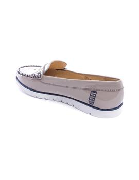 golondrina Opuesto si Mocasin Geox Kookean charol gris