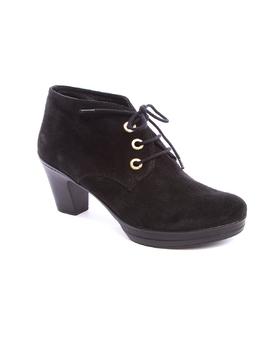 Botin Pedro Miralles cordon tacon negro