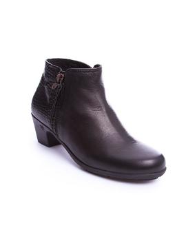 Botin Pedro Miralles tacon cremallera negro