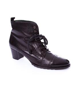 Botin El Cuco tacon cordon negro