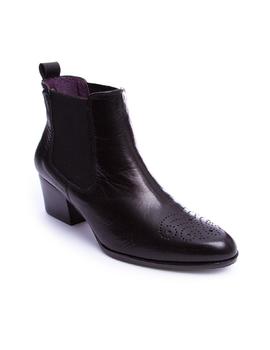 Botin El Cuco tacon fuelle negro