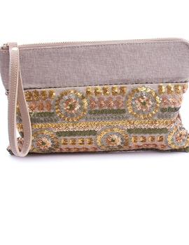 Bolso Humat cartera lino en colores