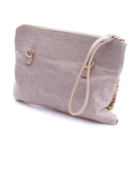 Bolso Humat cartera lino en colores