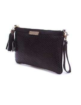 Bolso Kanna cartera grabado negro